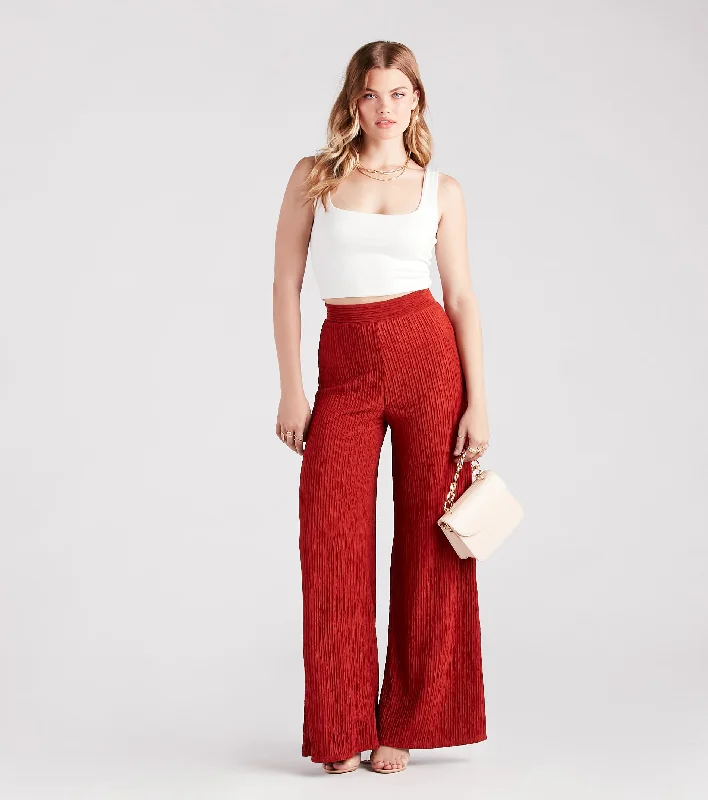 Fashion Classic Go With The Flow High-Rise Wide-Leg Pants
