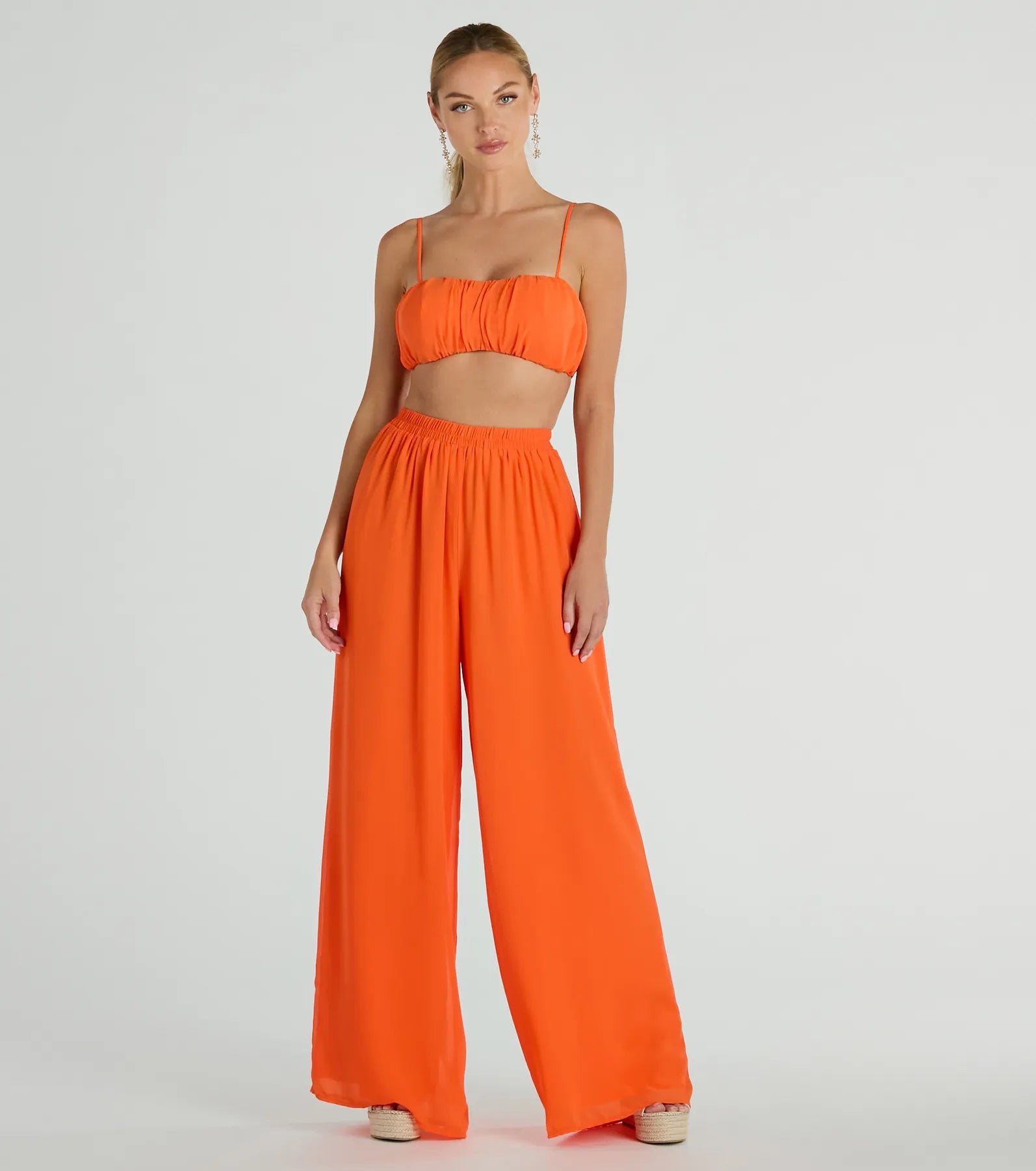 High-quality Design Gorgeous Allure Chiffon Palazzo Pants