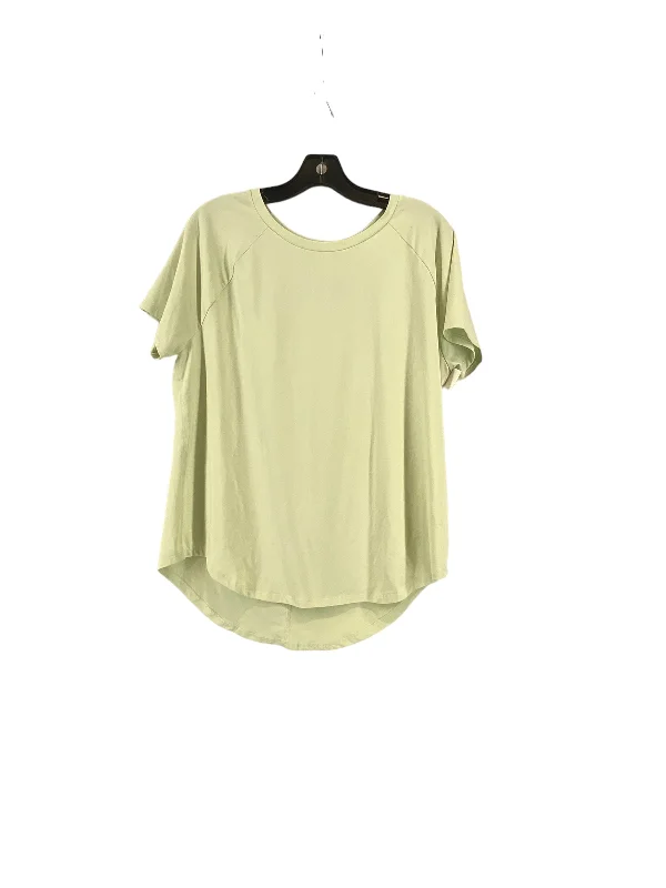 High-quality Styles Green Athletic Top Short Sleeve All In Motion, Size Xl