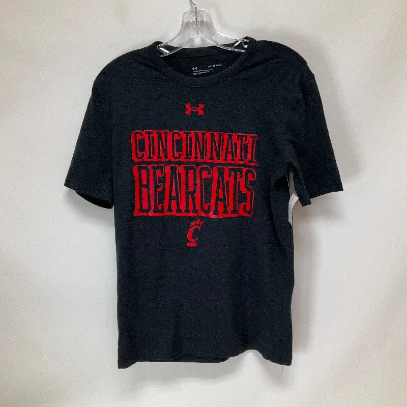 Soft Tops Grey Athletic Top Short Sleeve Under Armour, Size Xs