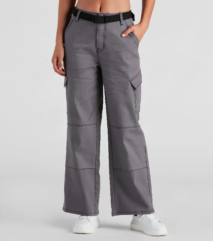 Exclusive Customization High Ranks Wide Leg Cargo Pants