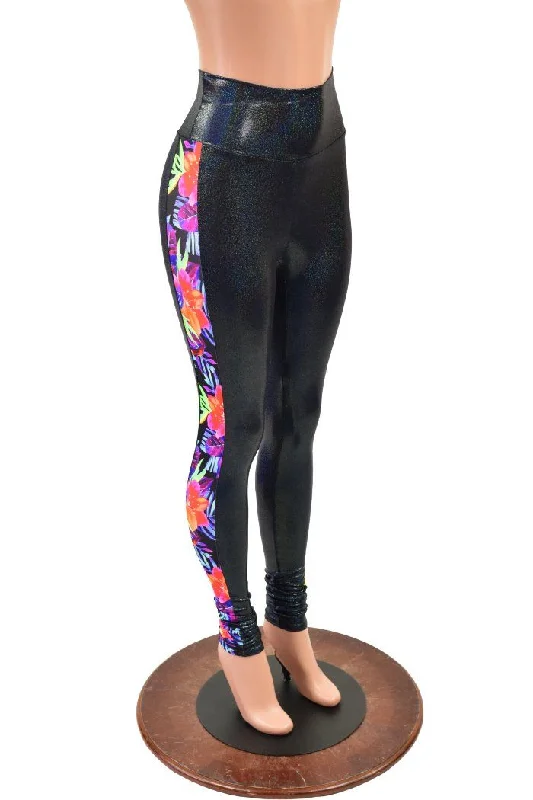 Personalized Series High Waist Side Panel Leggings
