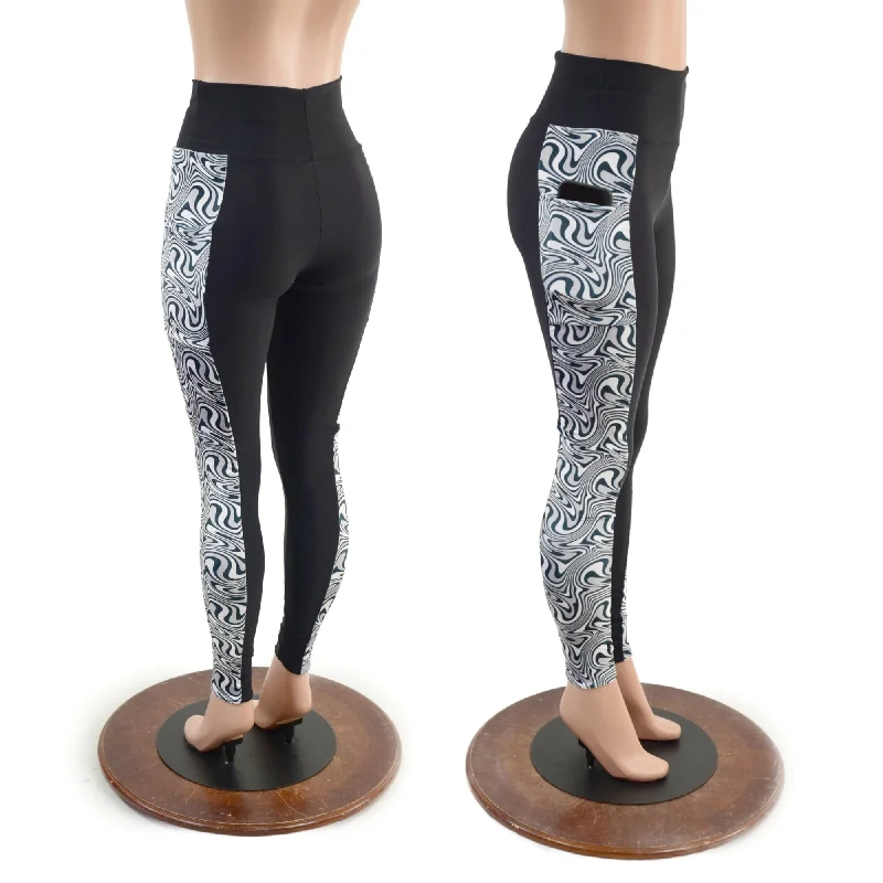 Warm And Comfortable High Waist Side Pocket Leggings