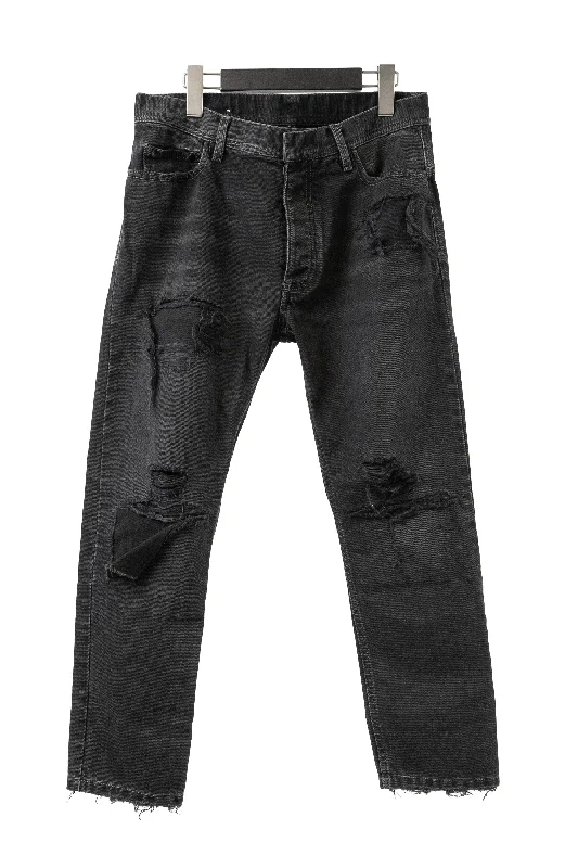 Multifunctional Style NICOLAS ANDREAS TARALIS/Nirvana Wash Aged Denim Straight Cut Jean