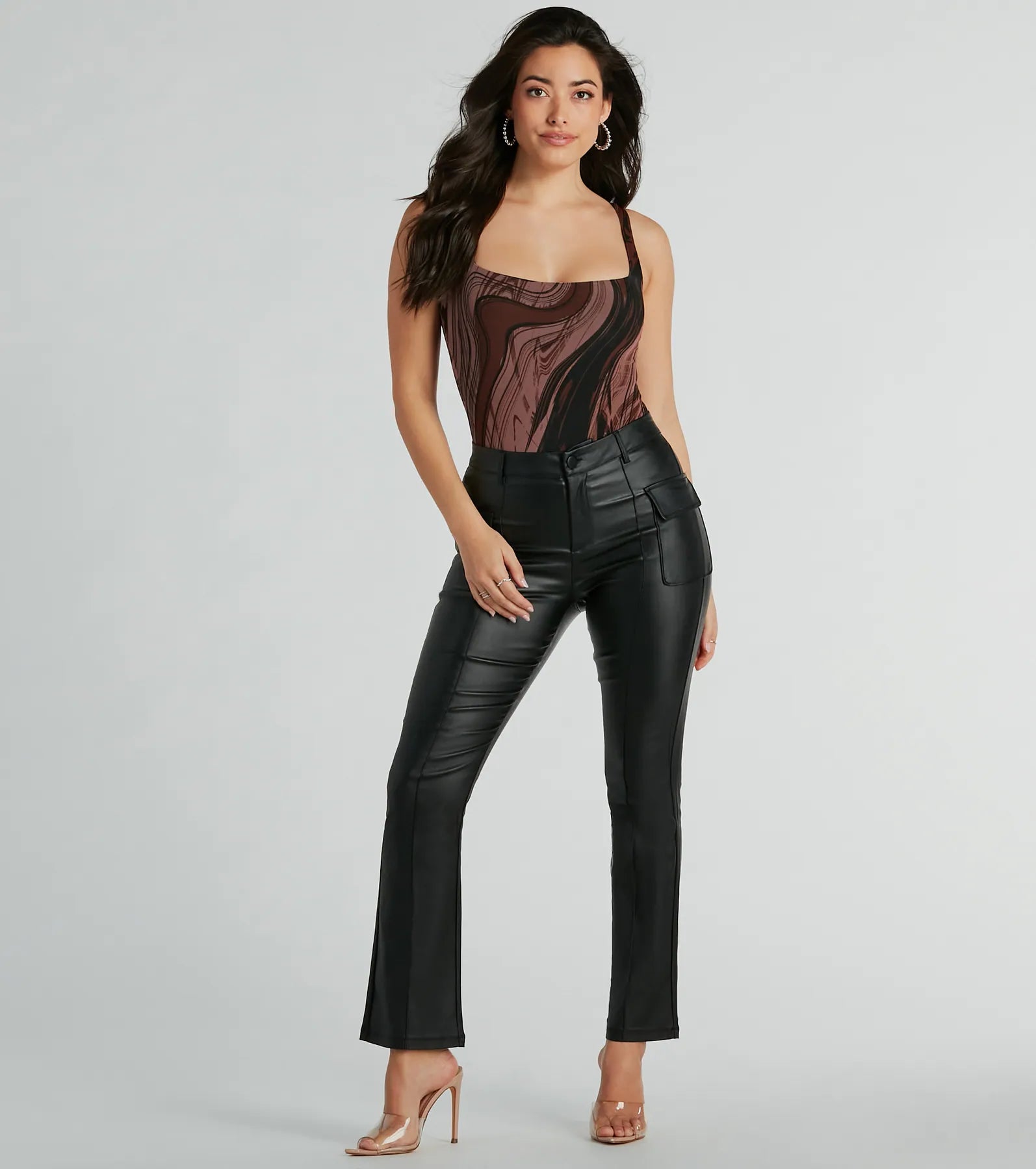 High-end Customization Of The Moment Straight-Leg Faux Leather Pants