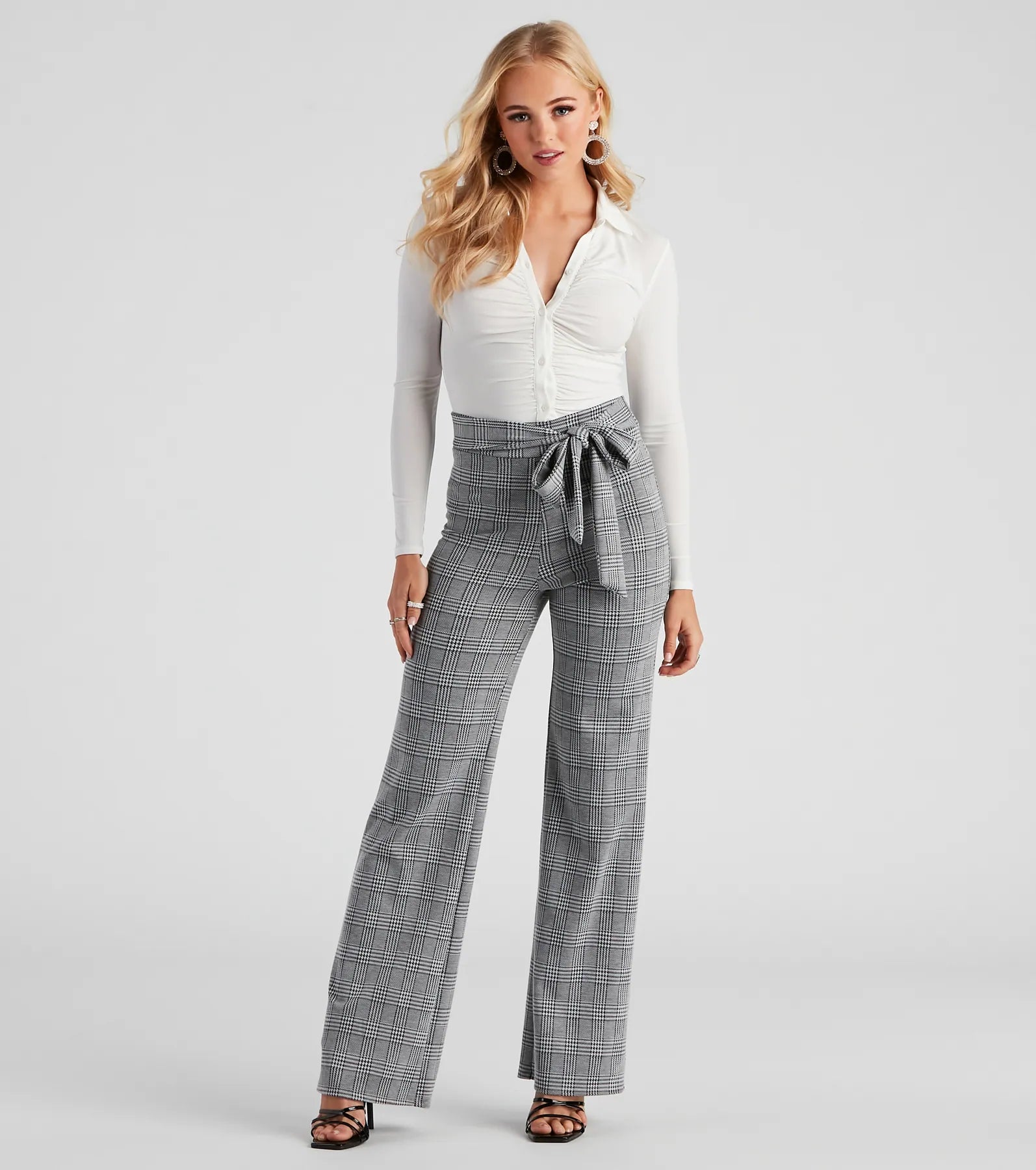 Classic Retro Perfect 'Fit Plaid Trouser Pants