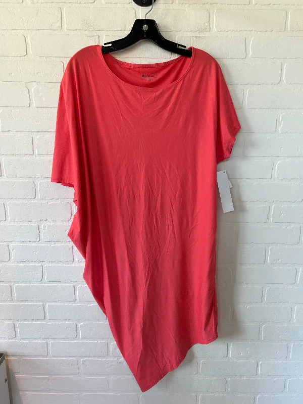 Cozy Fashion Trends Pink Athletic Top Short Sleeve Athleta, Size Xs