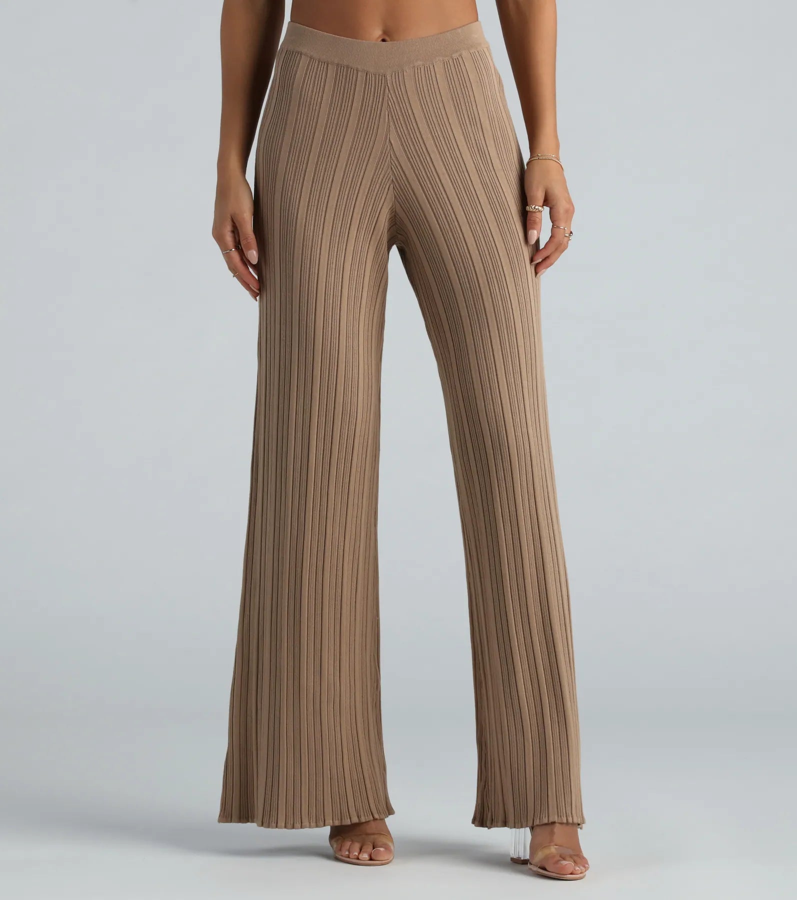 Personalized Design Play Date High Rise Straight-Leg Pants