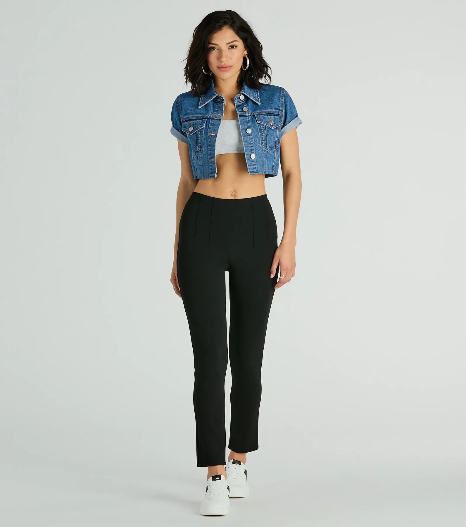 Fashionable Items Power Mood High-Rise Skinny Trouser Pants