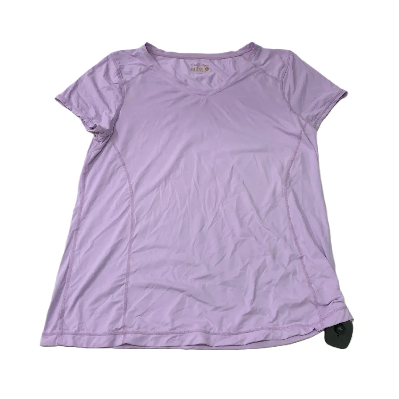 Beautiful Romance Purple  Athletic Top Short Sleeve By Lilly Pulitzer  Size: L