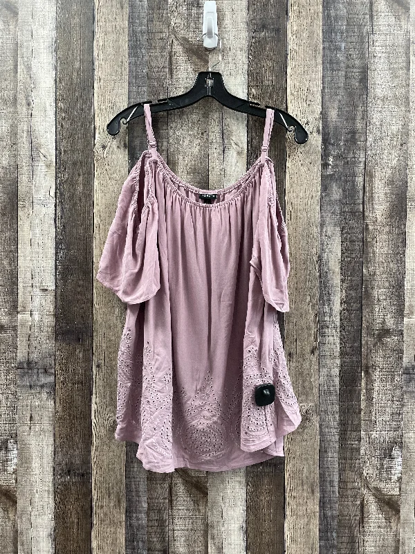 Daily Comfort Purple Top Short Sleeve Torrid, Size 2x