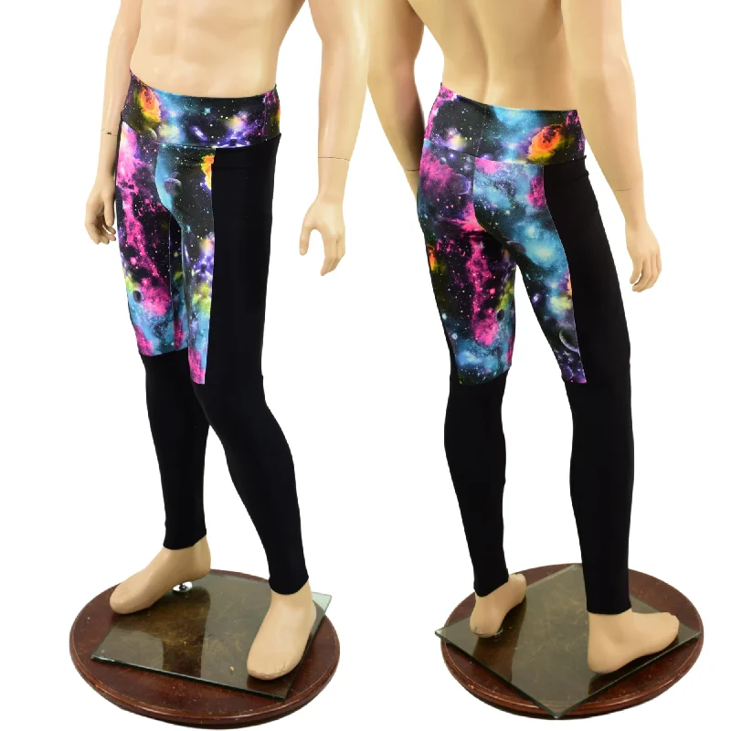 Celebrity Must-have Ready to Ship Mens Luchador Leggings Medium