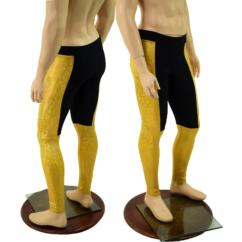 French Style Ready to Ship Mens Midrise Luchador Leggings