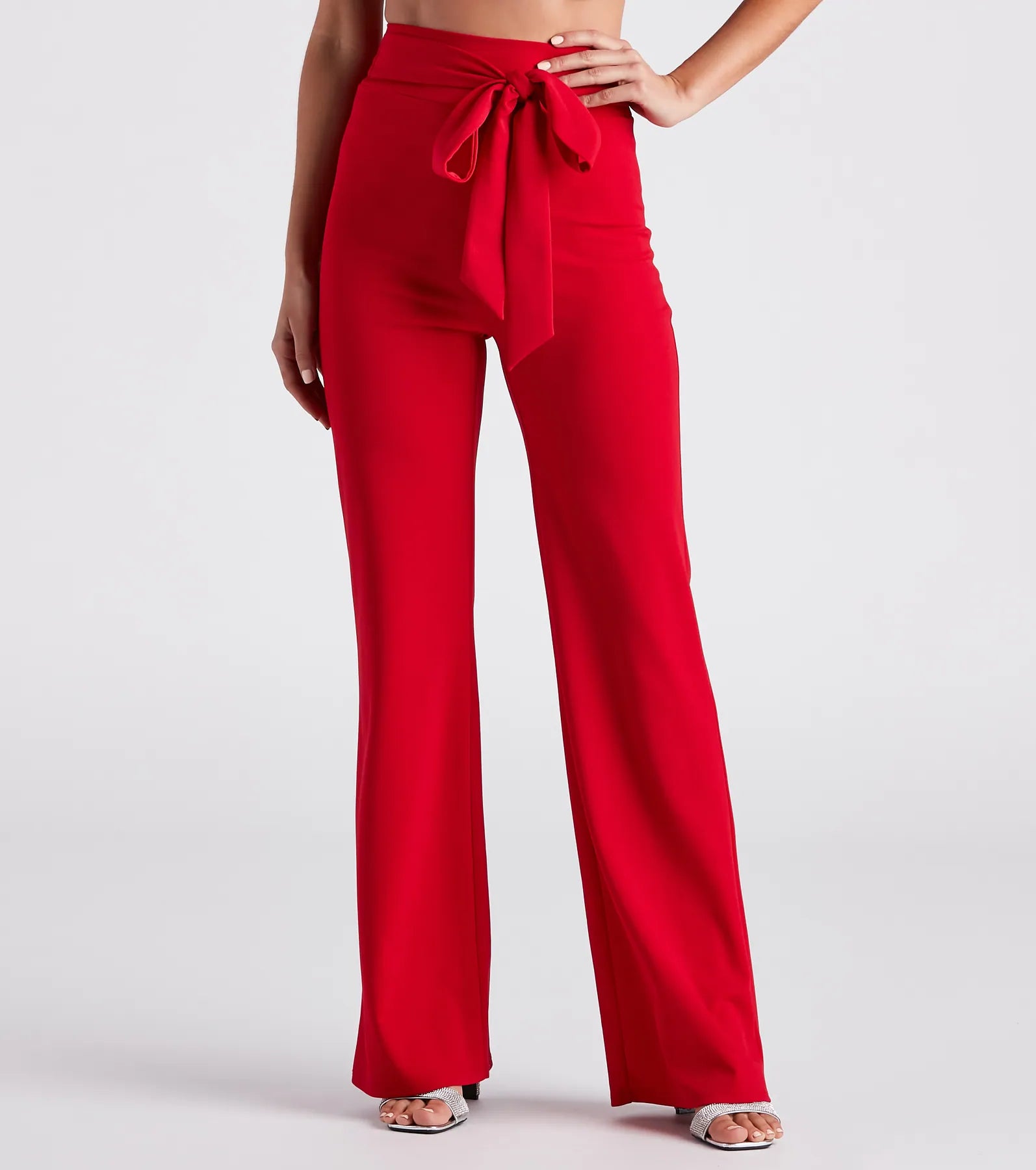 Sweet Breath Sealed With Style Tie-Front Pants