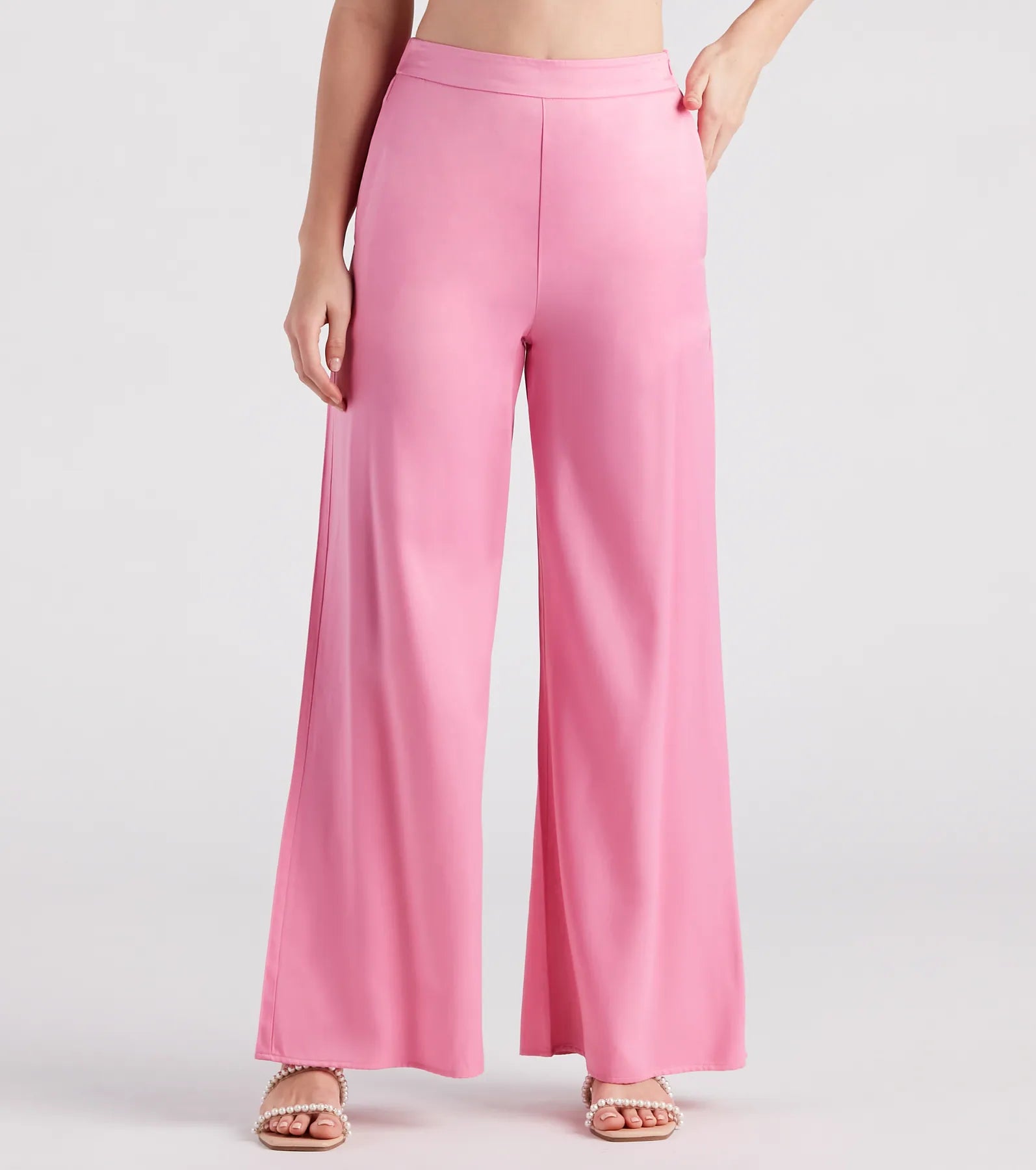 Modern Chic Seriously Stylish Satin Trouser Pants