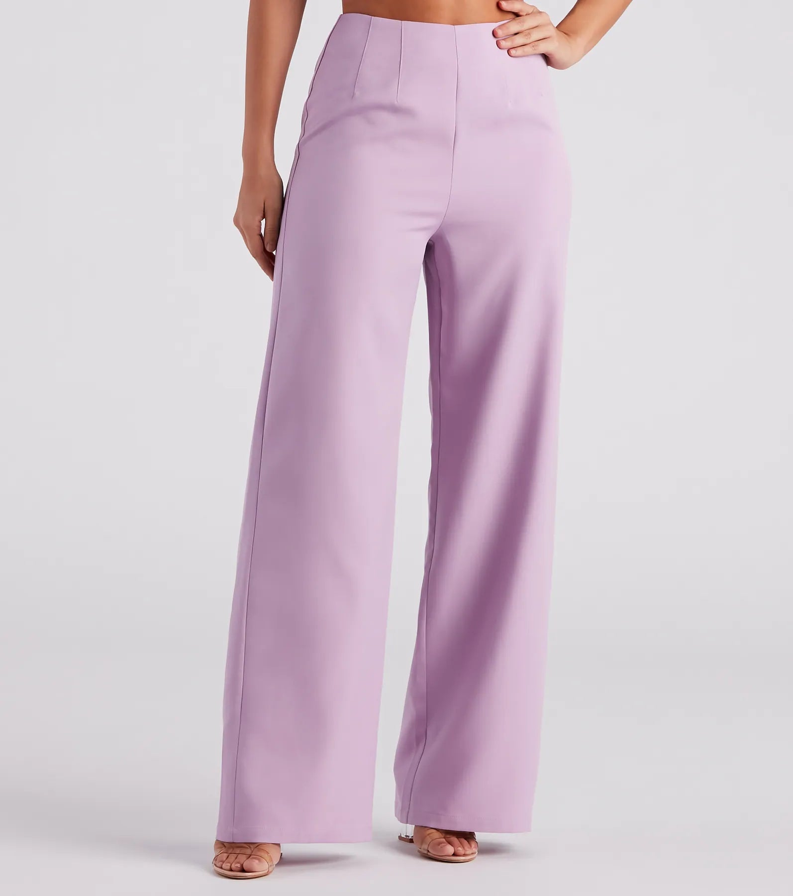 Trendy Layers She Means Business Wide-Leg Pants