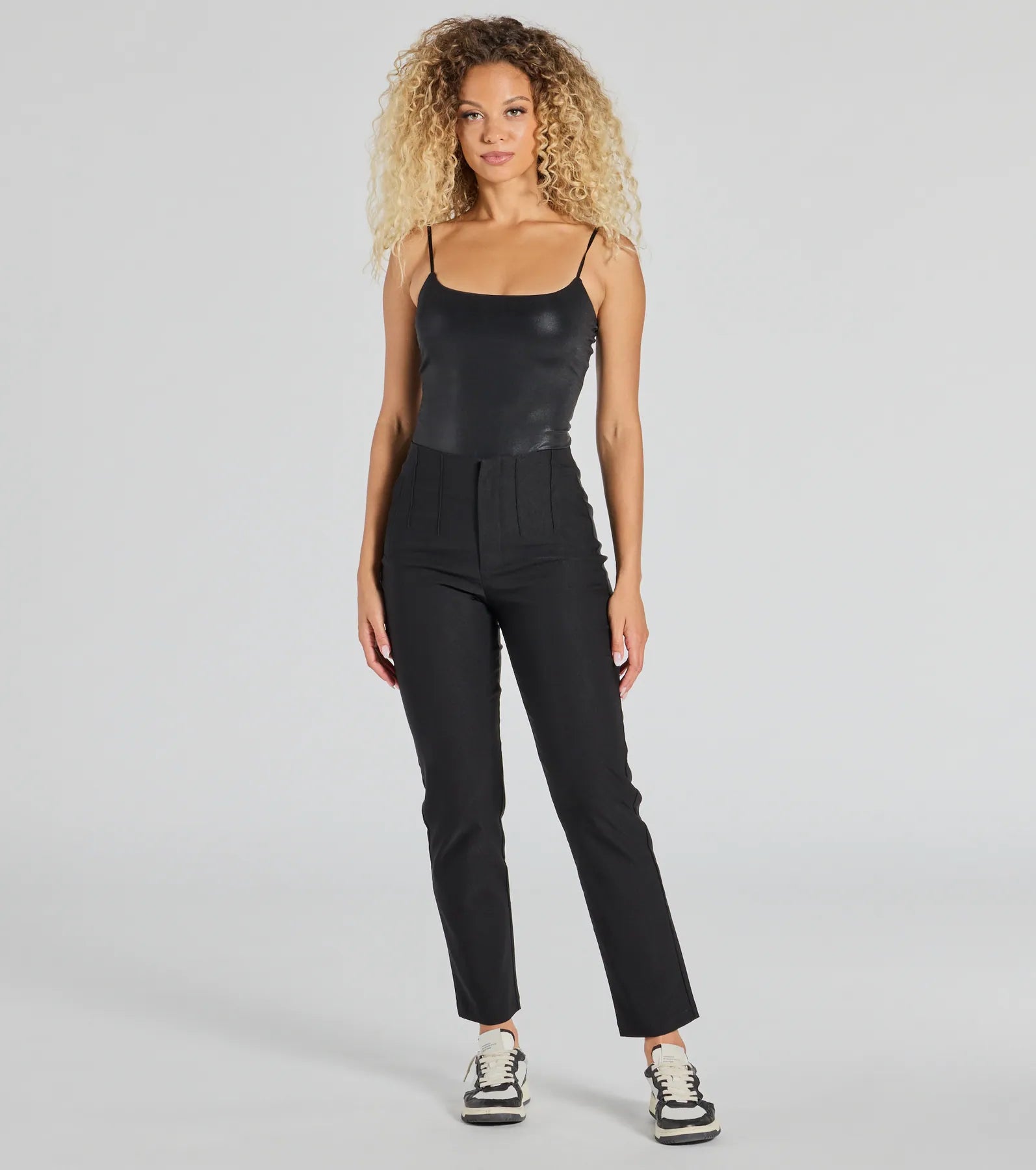 Comfortable And Cold-proof Simple Yet Chic Pintuck Trouser Pants