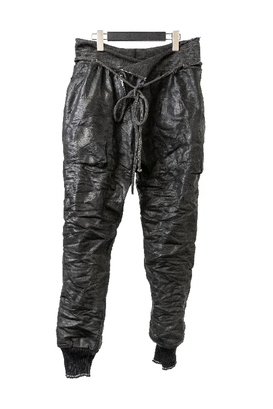 Cozy Fit taichimurakami/LEATHER SWEAT PANTS