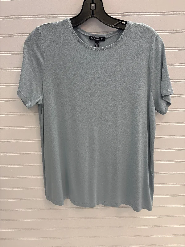 Breezy Outfits Top Short Sleeve Basic By Eileen Fisher In Blue, Size: M