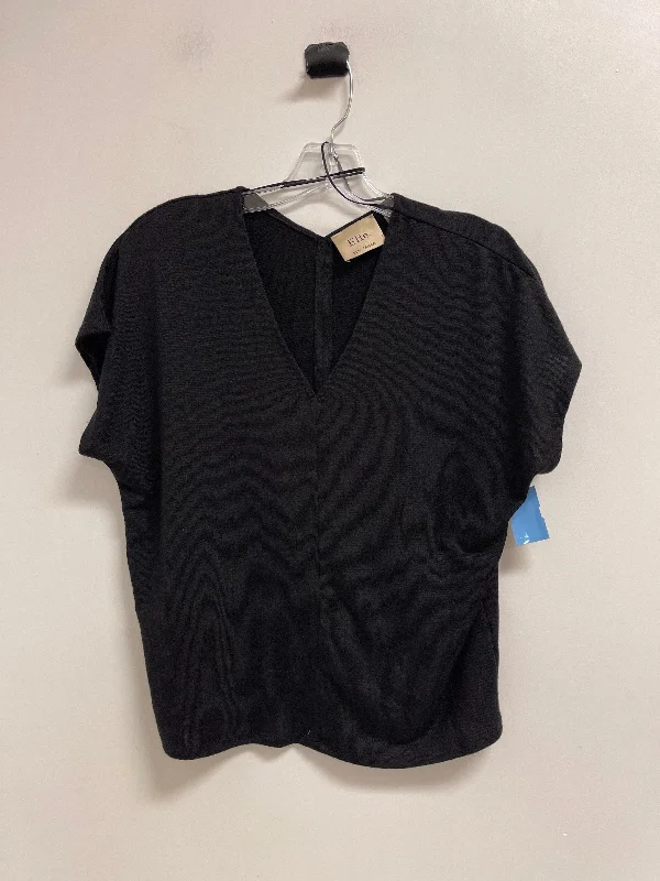 Girl Style Top Short Sleeve Basic By Elie Tahari In Black, Size: Xs