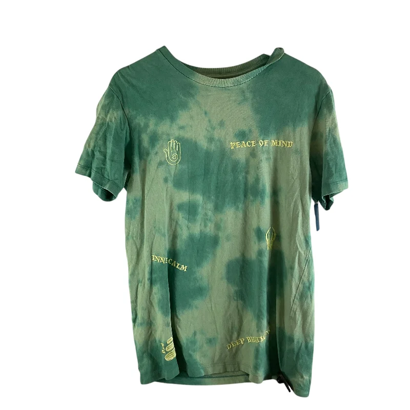 Warm Chic Outfits Top Short Sleeve Basic By Pacsun In Green, Size: L