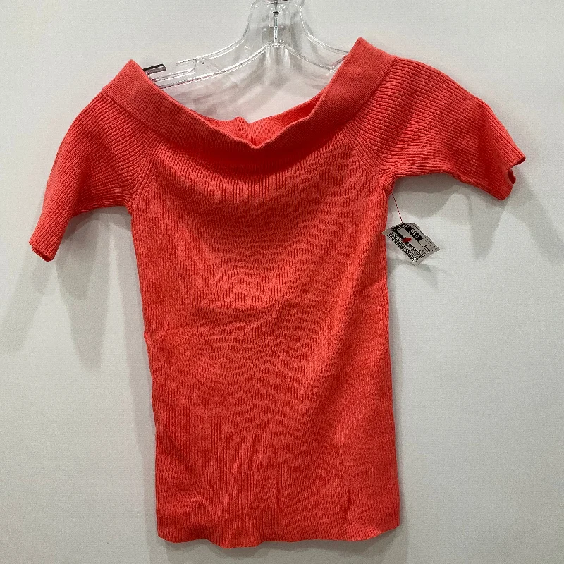 Versatile Comfort Top Short Sleeve By Anthropologie In Pink, Size: Xs