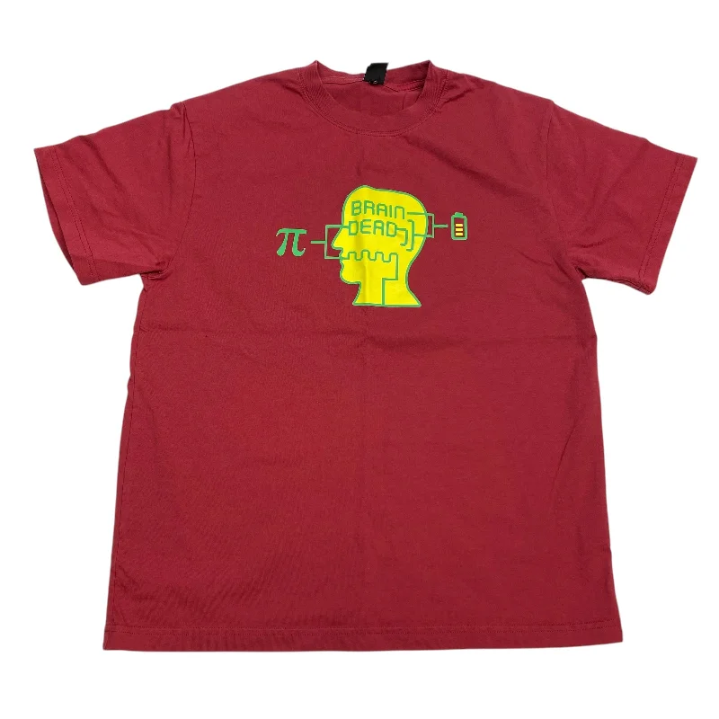 Sports And Leisure Top Short Sleeve By Brain-Dead)) In Red, Size: S