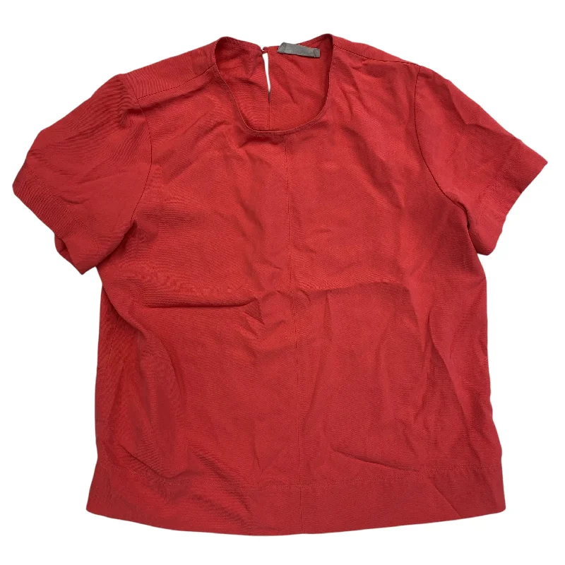 Celebrity Must-have Top Short Sleeve By Everlane In Pink, Size: L