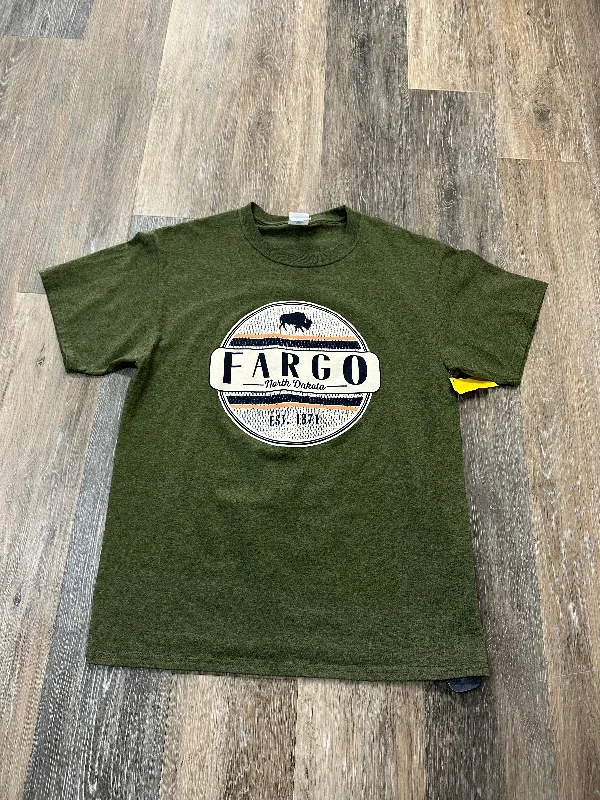 Chic Lounge Top Short Sleeve By Port & Company In Green, Size: M