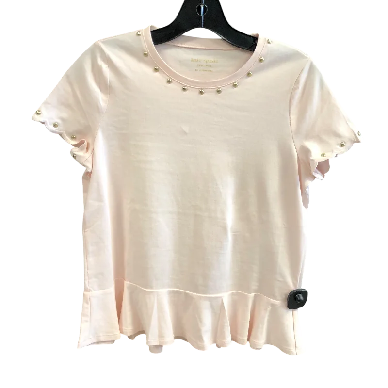 Sports Style Top Short Sleeve Designer By Kate Spade In Pink, Size: Xs