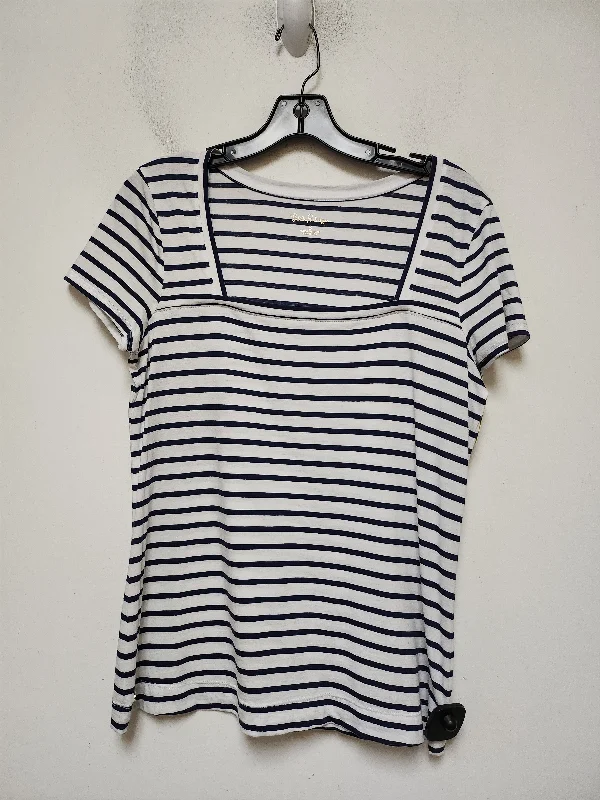 Cozy Pants Top Short Sleeve Designer By Lilly Pulitzer In Striped Pattern, Size: S