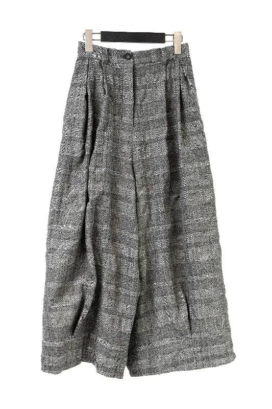 European Plan tous les deux ensemble/Herringbone Wide Pants
