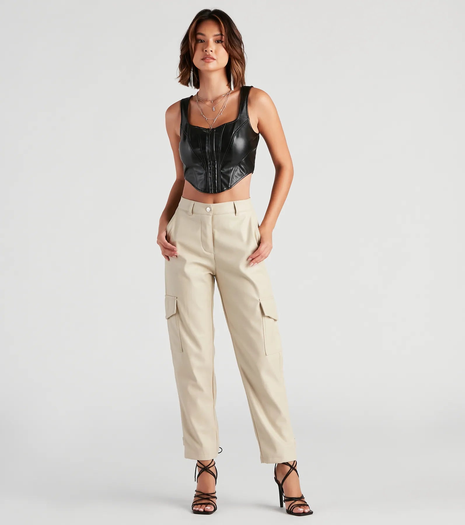 High-end Fashion Truly Cool Cargo Straight Leg Pants