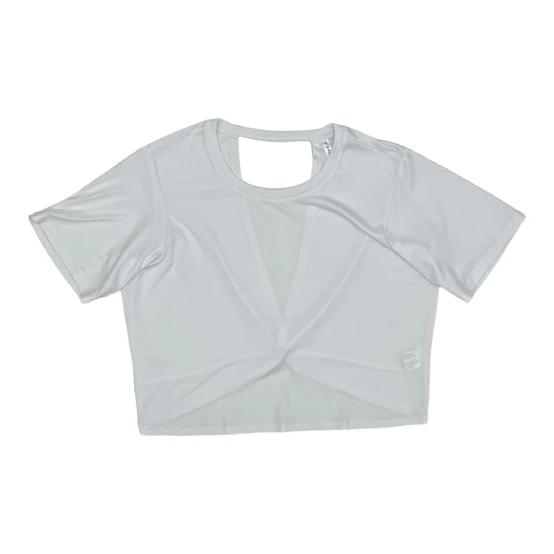Cozy Chic Wear WHITE ATHLETIC TOP SS by FABLETICS Size:L