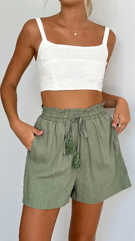 Body Design Aylah Shorts - Khaki