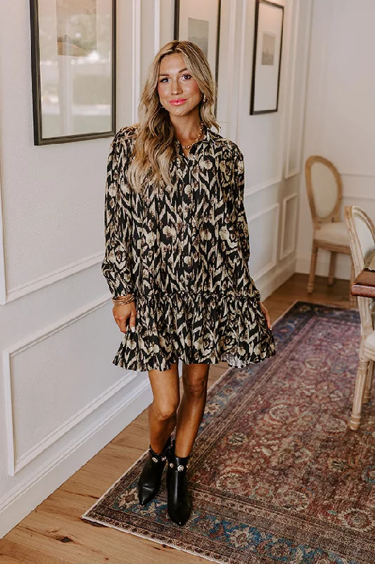 New Autumn And Winter Styles Candlelit Evenings Mini Dress