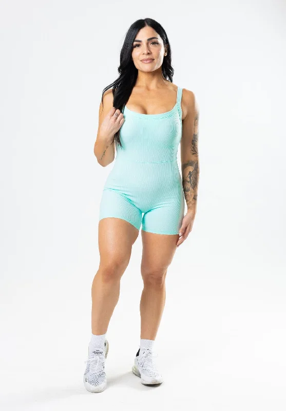 Party Wear CloudRib™ Strappy Sculptseam™ Shortsuit Poolside