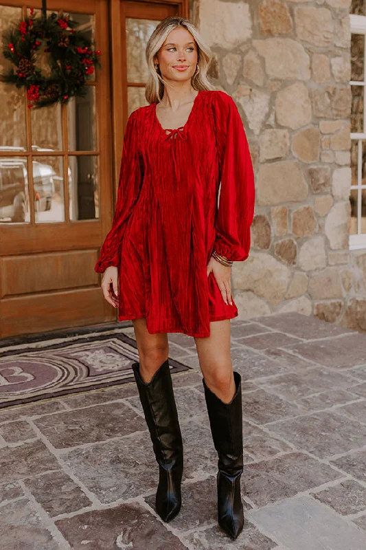 Fresh And Fashionable Cocktails Over Chit Chat Velvet Mini Dress