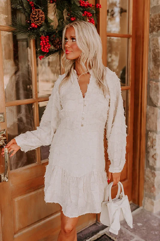 Comfortable Wear Kind Gesture Fringe Mini Dress