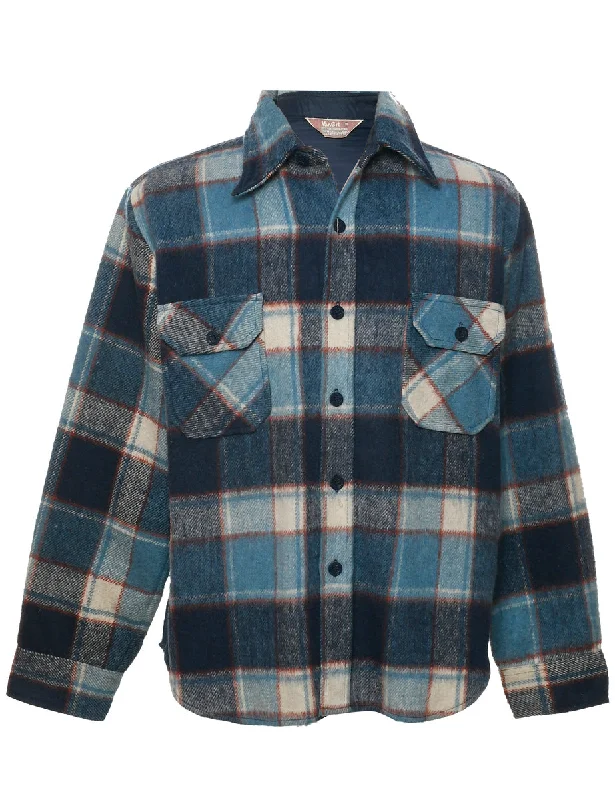 Celebrity Style Multi-colour Checked Shirt - M