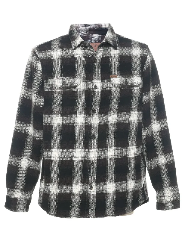College Style Multi-colour Checked Shirt - M