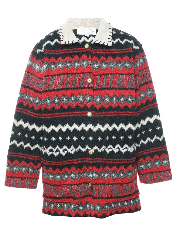 Romantic Data Multi-colour Fleece - M