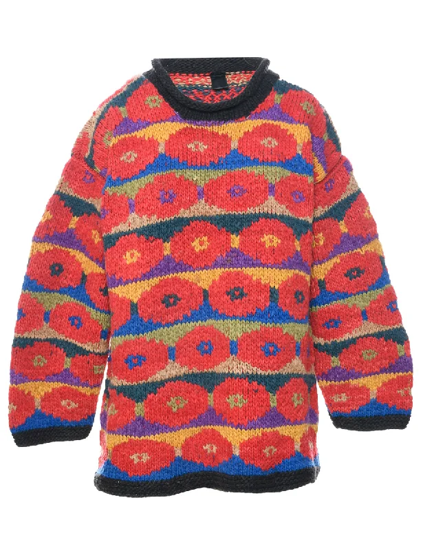 Body Design Multi-colour Jumper - L