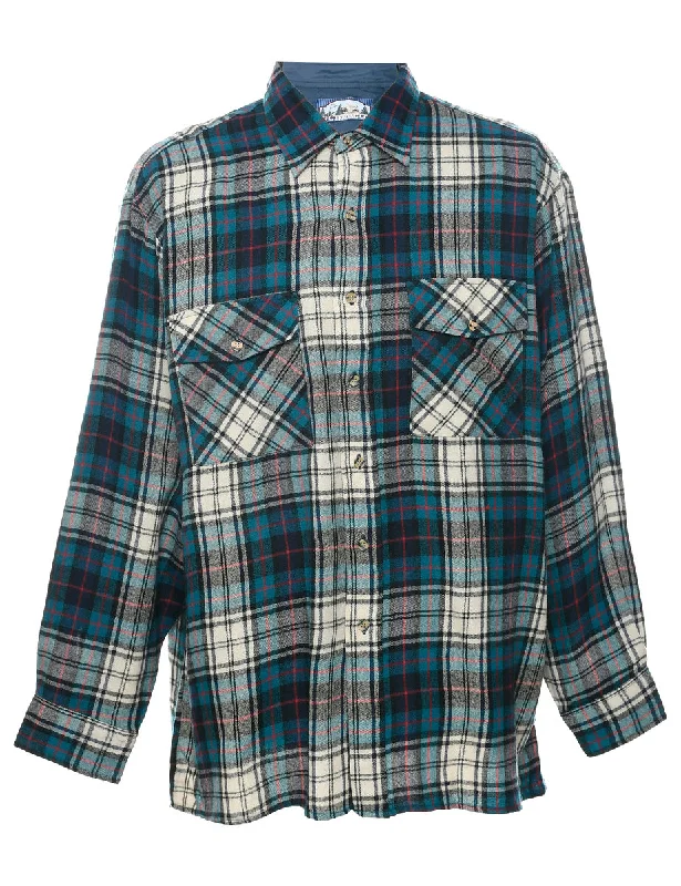 Soft Fashion Multi-colour Plaid Shirt - XL