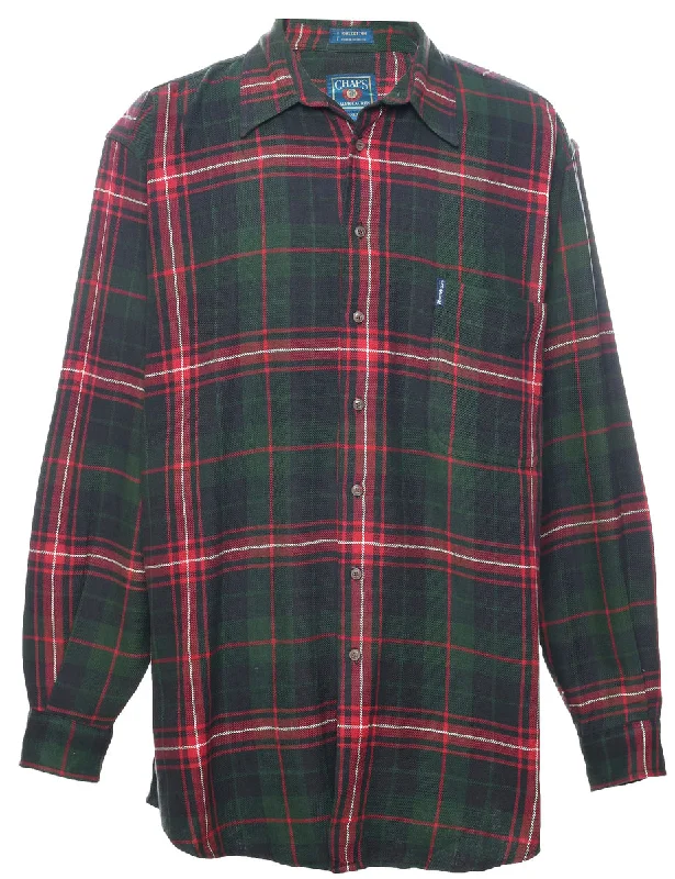 Stylish Comfort Multi-colour Plaid Shirt - XL