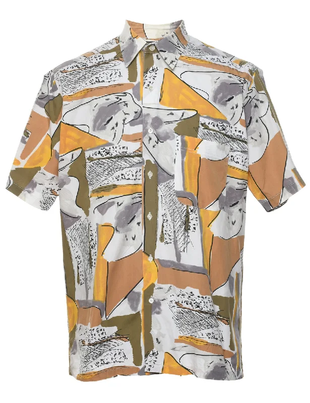 Effortless Elegance Multi-colour Vintage Multi-Colour Shirt - M