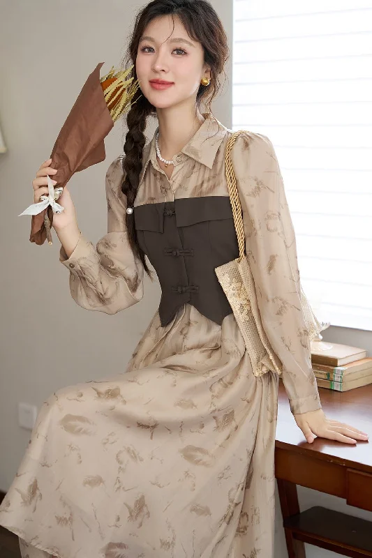 Elegant And Simple A-line Maxi Dress for Women