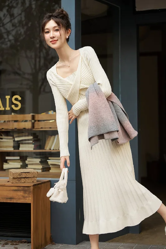 Casual Street Knit Dress for Women