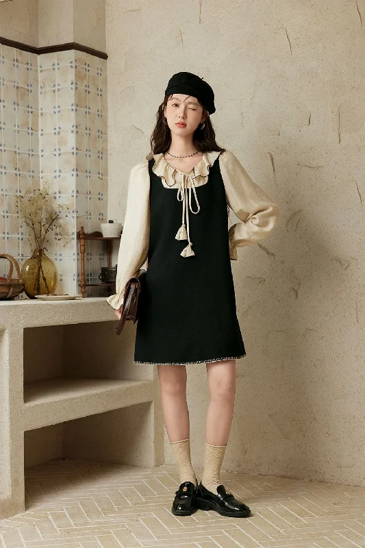 Personalized Clothing Solid Midi Dress for Women