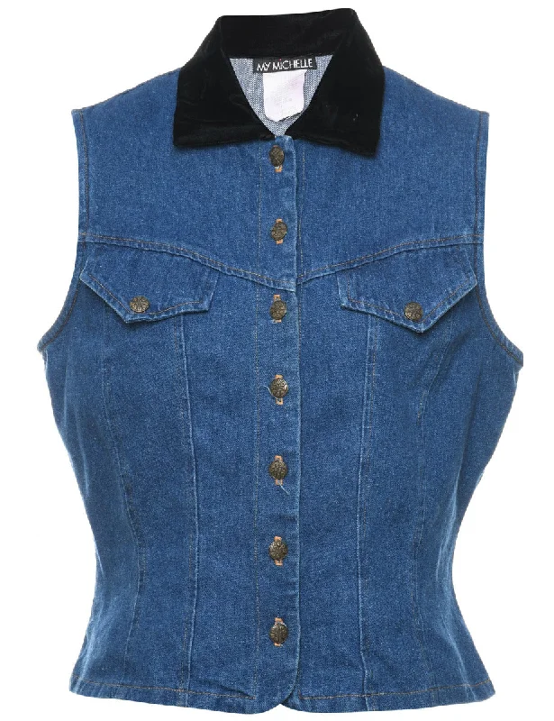 Soft Clothing My Michelle Denim Jacket Vest - M